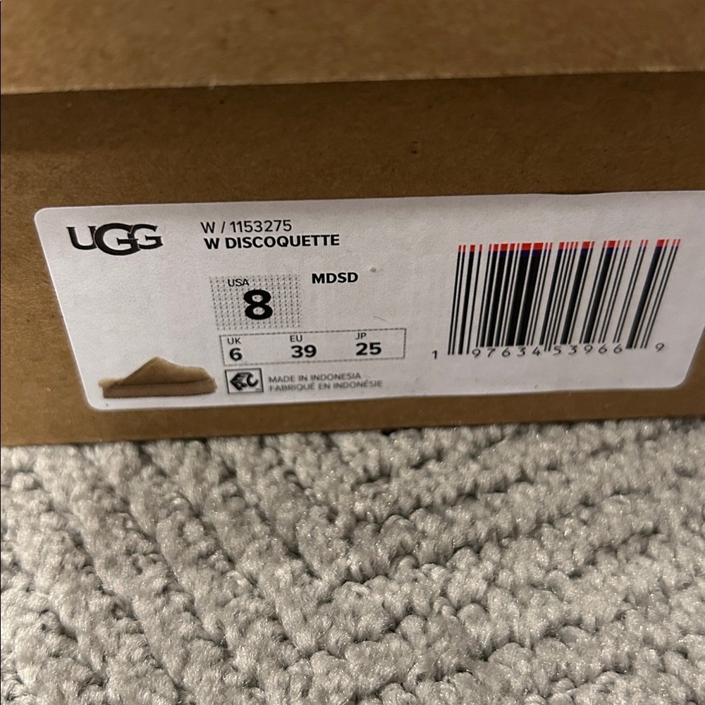 UGG Women’s Discoquette Slide Slipper, - Picture 2 of 9